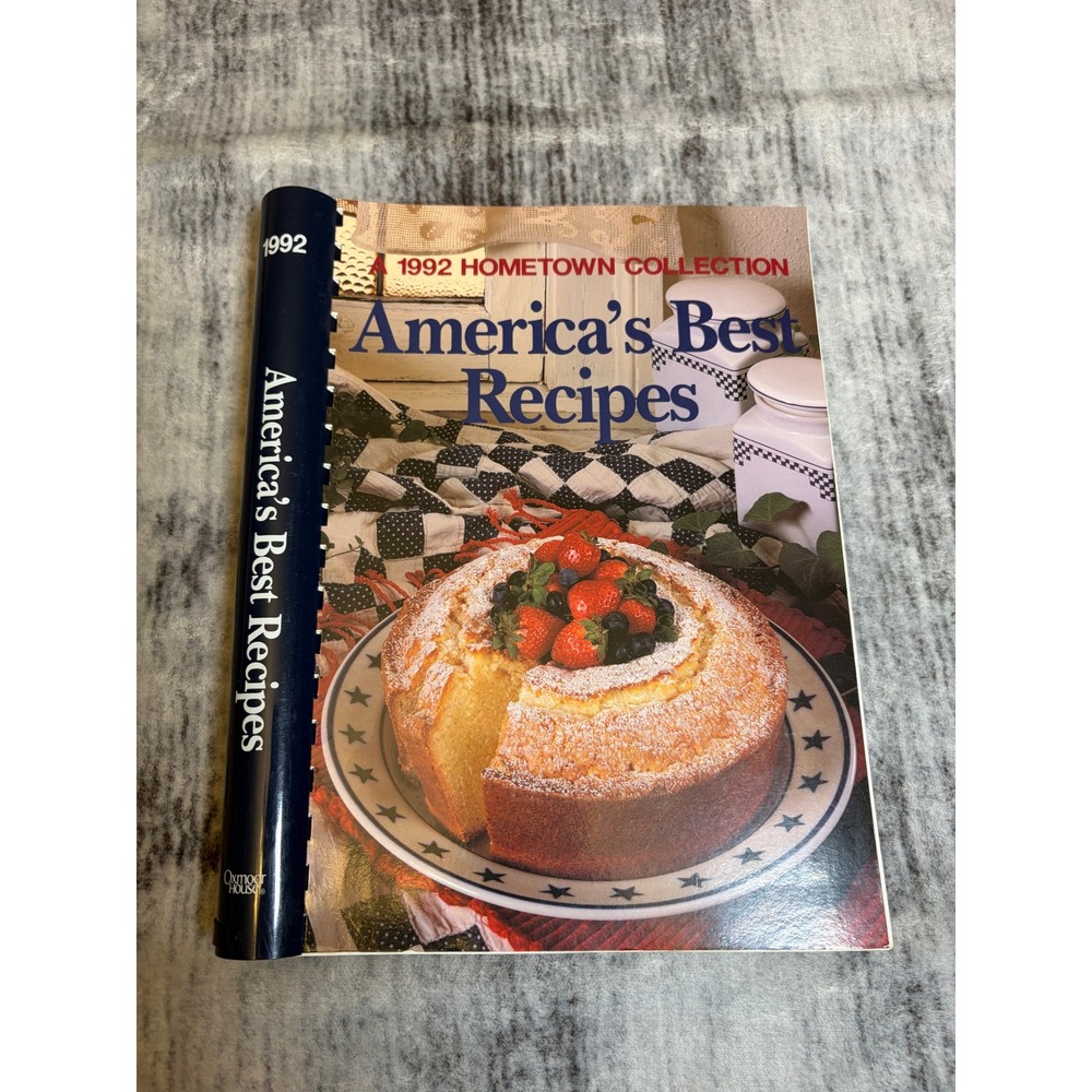 Americas Best Recipes 1992 Hometown Collection Oxmoor House Cookbook Vintage